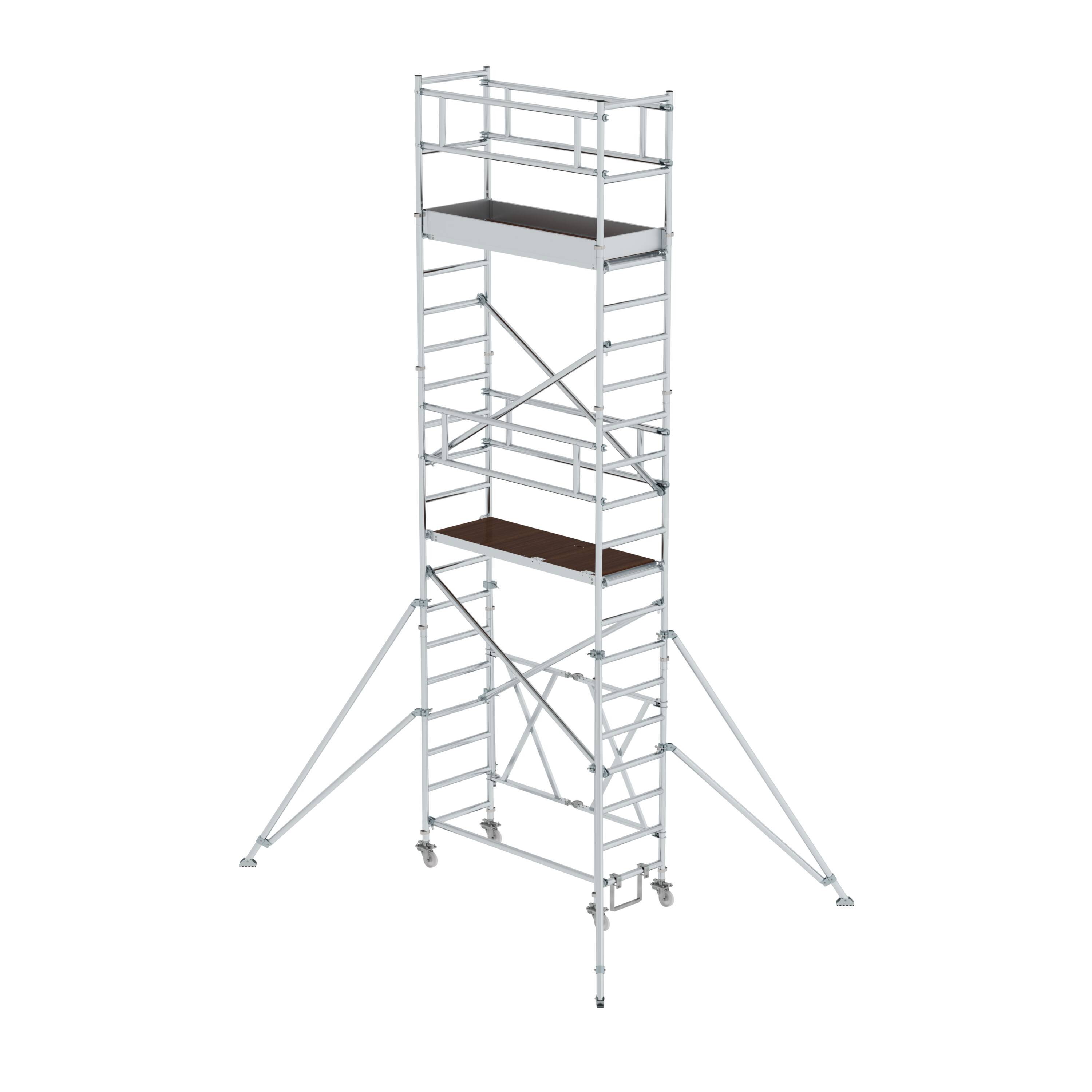 Klappgerüst 0,75 x 1,80 m mit Ausleger Plattformhöhe 4,80 m 115148 Klappgerüst 0,75 x 1,80 m mit Ausleger Plattformhöhe 4,80 m