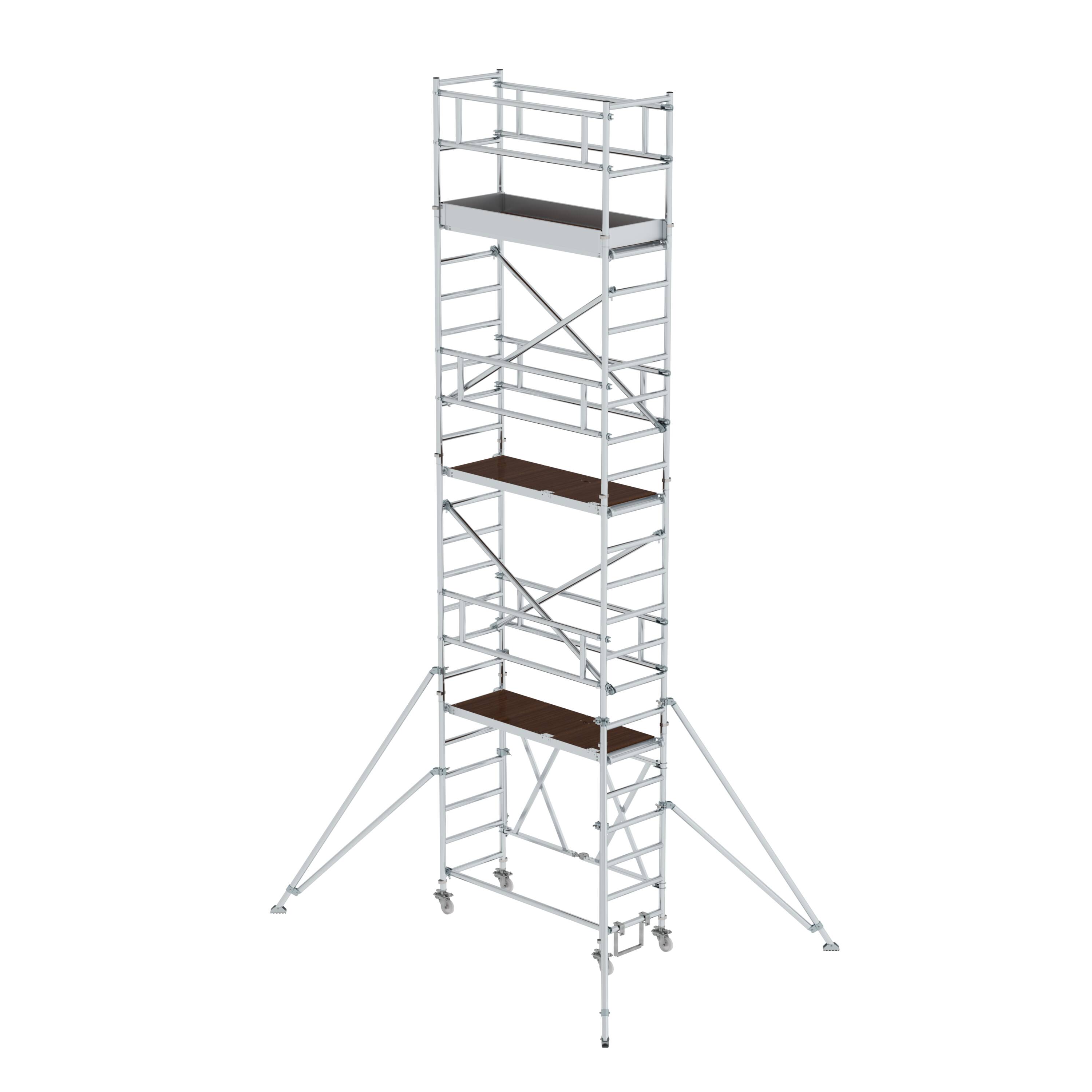 Klappgerüst 0,75 x 1,80 m mit Ausleger Plattformhöhe 5,80 m 115159 Klappgerüst 0,75 x 1,80 m mit Ausleger Plattformhöhe 5,80 m