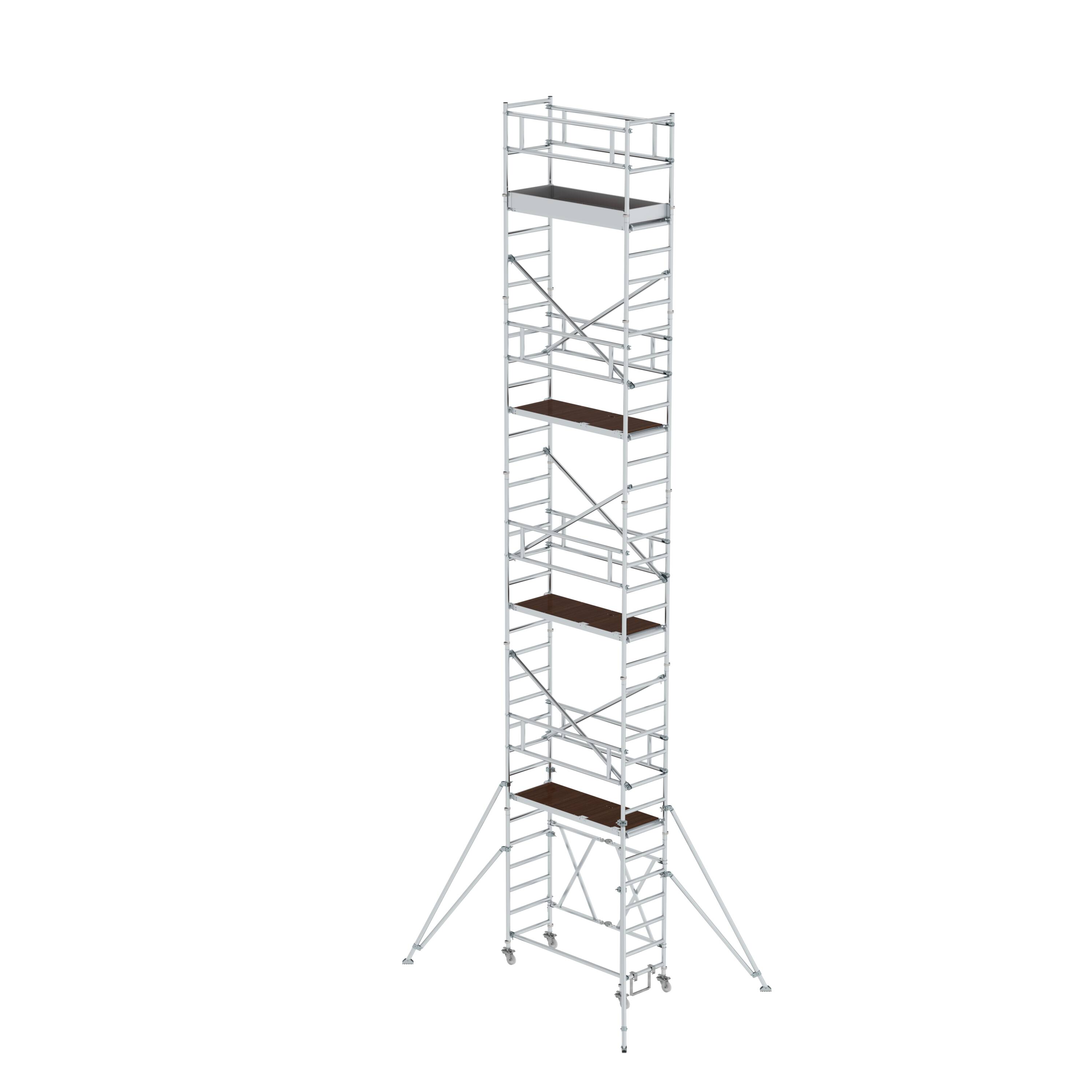 Klappgerüst 0,75 x 1,80 m mit Ausleger Plattformhöhe 8,80 m 115189 Klappgerüst 0,75 x 1,80 m mit Ausleger Plattformhöhe 8,80 m