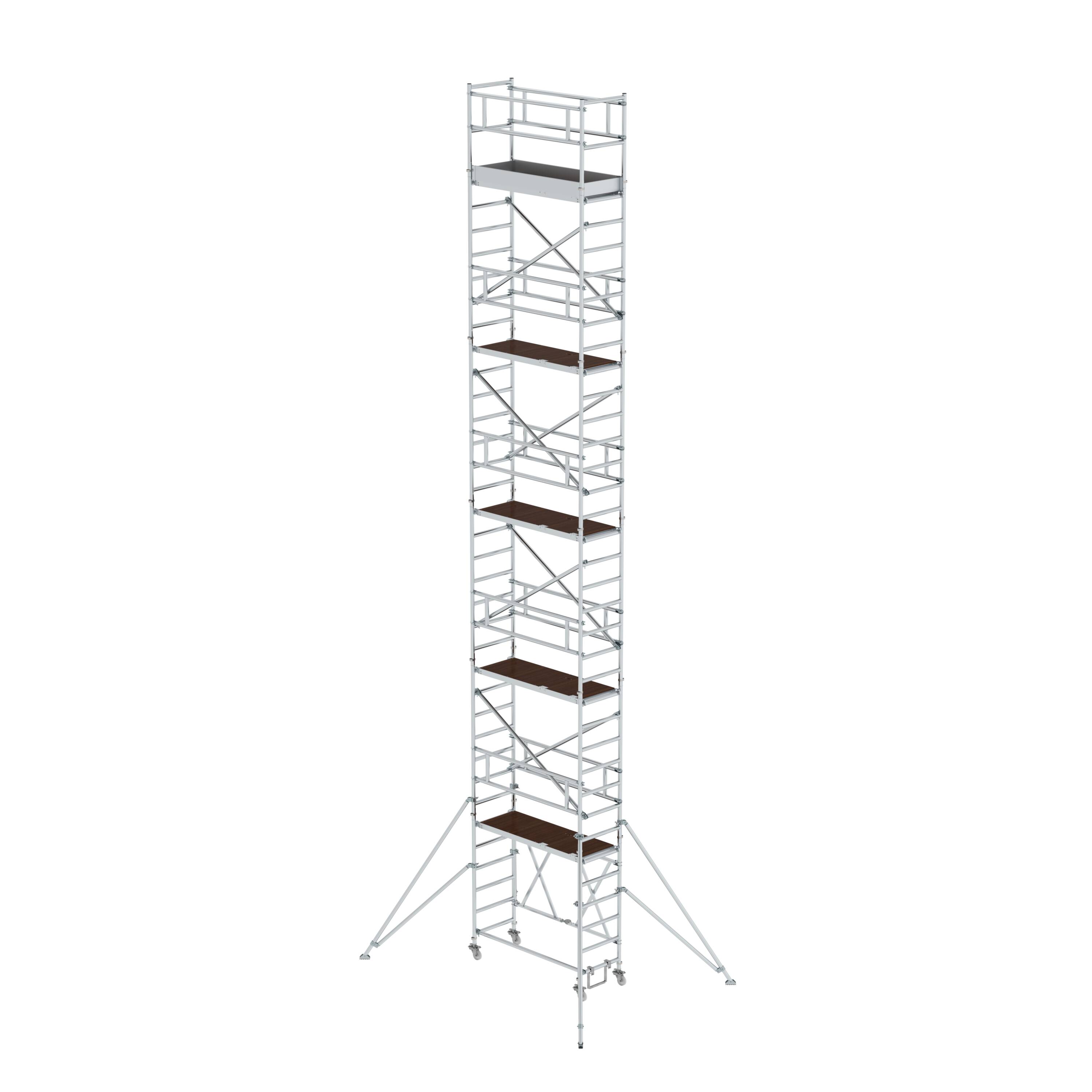 Klappgerüst 0,75 x 1,80 m mit Ausleger Plattformhöhe 9,80 m