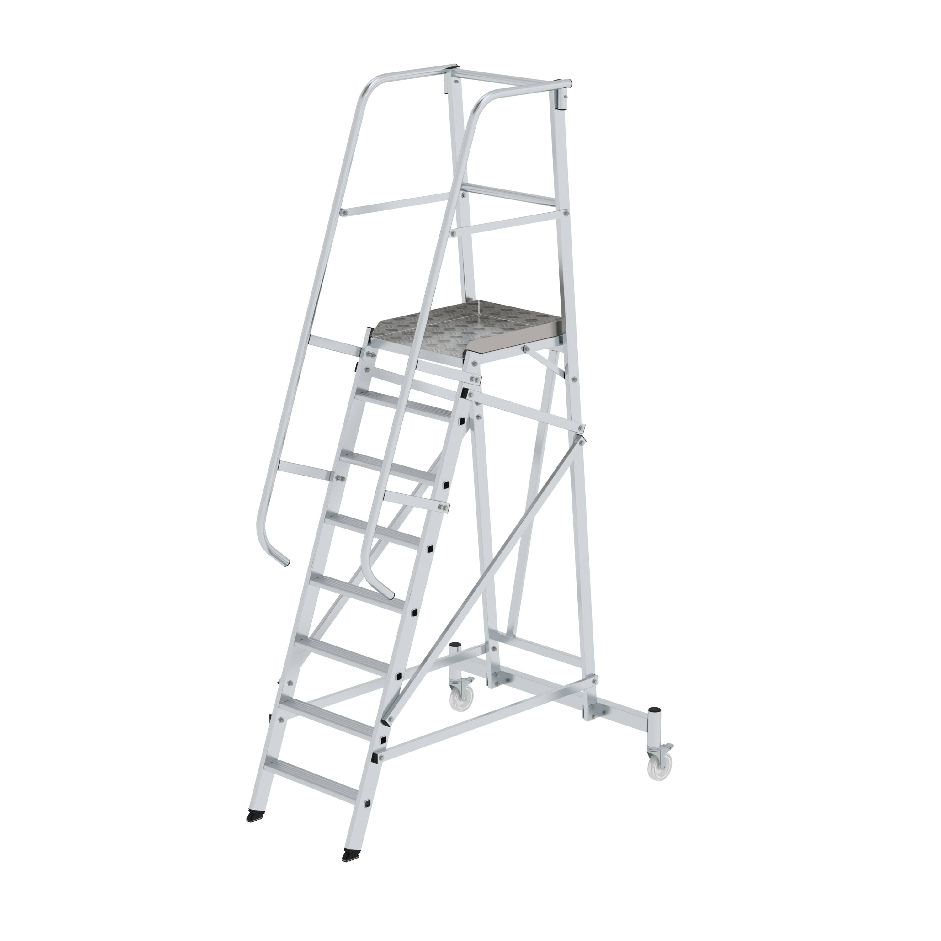 Plattformleiter fahrbar 8 Stufen 52508 Plattformleiter fahrbar 8 Stufen
