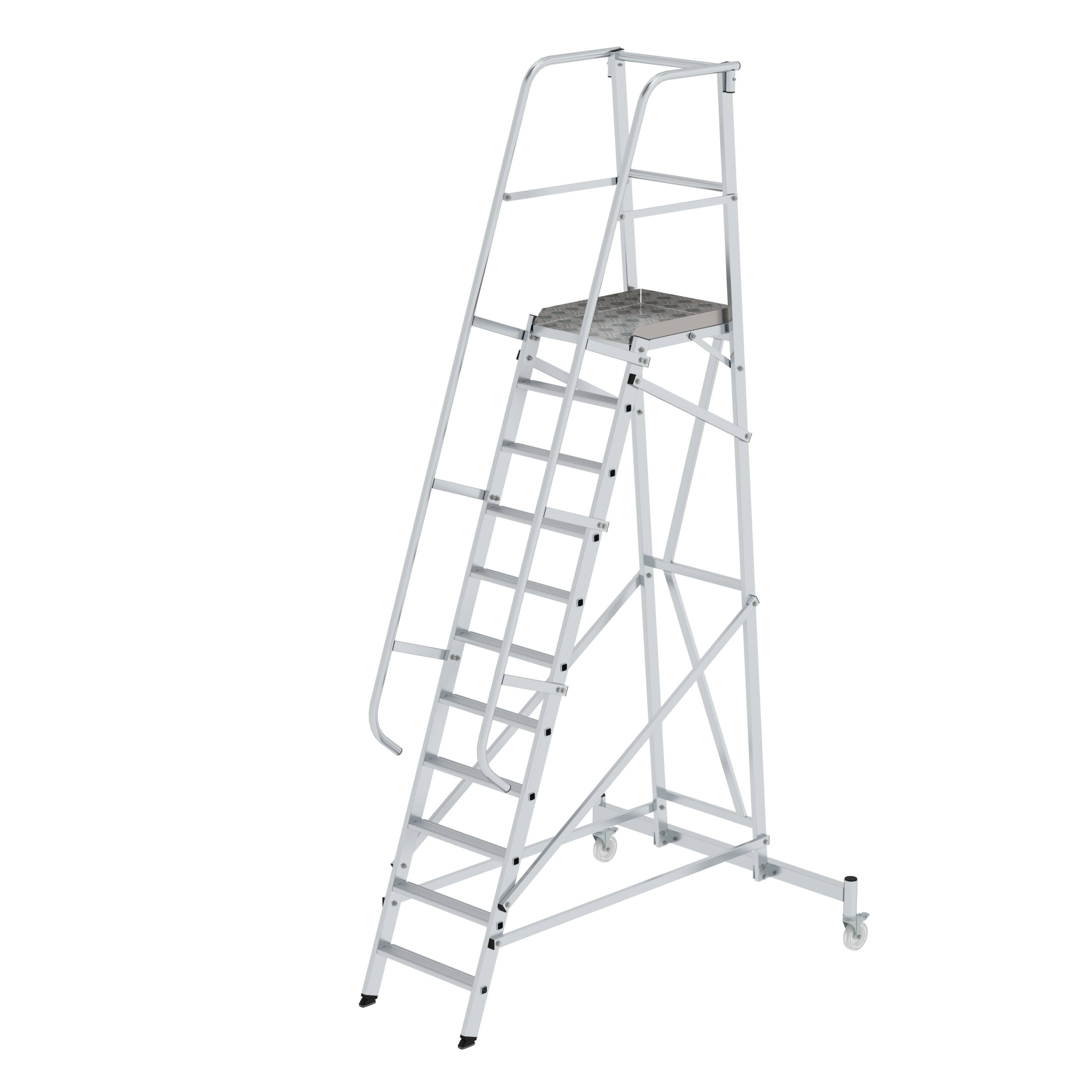 Plattformleiter fahrbar 11 Stufen 52511 Plattformleiter fahrbar 11 Stufen