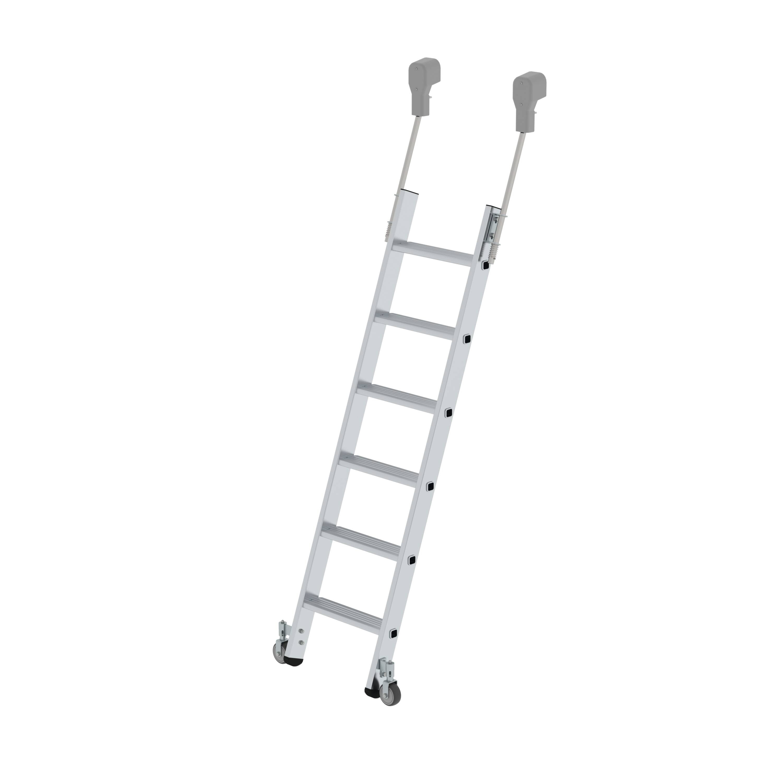 Stufen-Regalleiter fahrbar 6 Stufen 41406 Stufen-Regalleiter fahrbar 6 Stufen