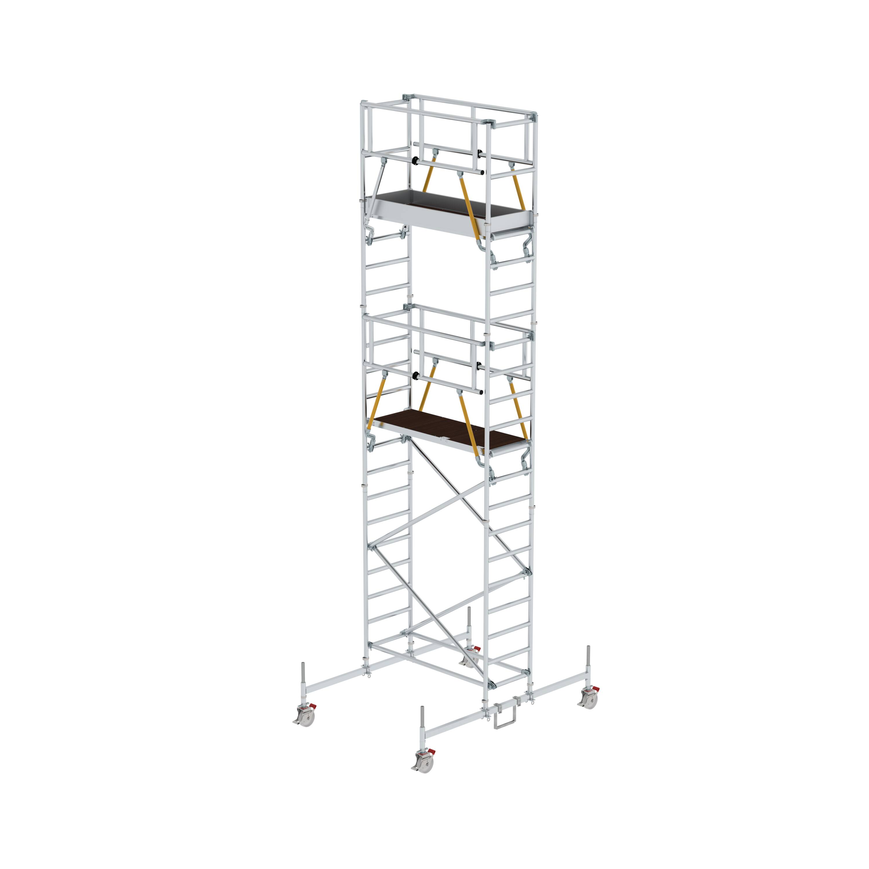 Rollgerüst SG 0,75 x 1,80 m mit Fahrbalken Plattformhöhe 5,78 m 154544 Rollgerüst SG 0,75 x 1,80 m mit Fahrbalken Plattformhöhe 5,78 m