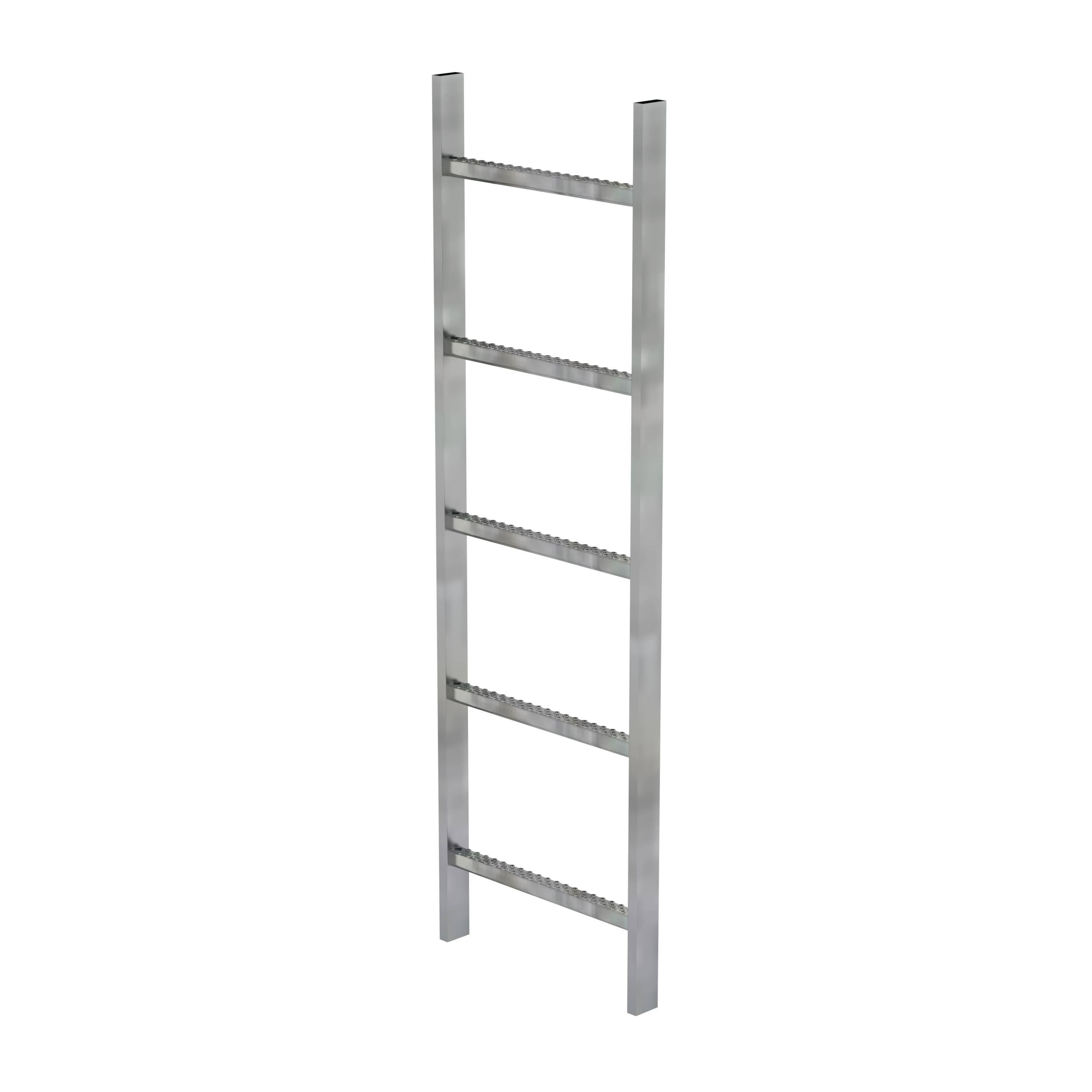 Schachtleiter Stahl feuerverzinkt 400mm Lichte Weite 5 Sprossen 61005 Schachtleiter Stahl feuerverzinkt 400mm Lichte Weite 5 Sprossen