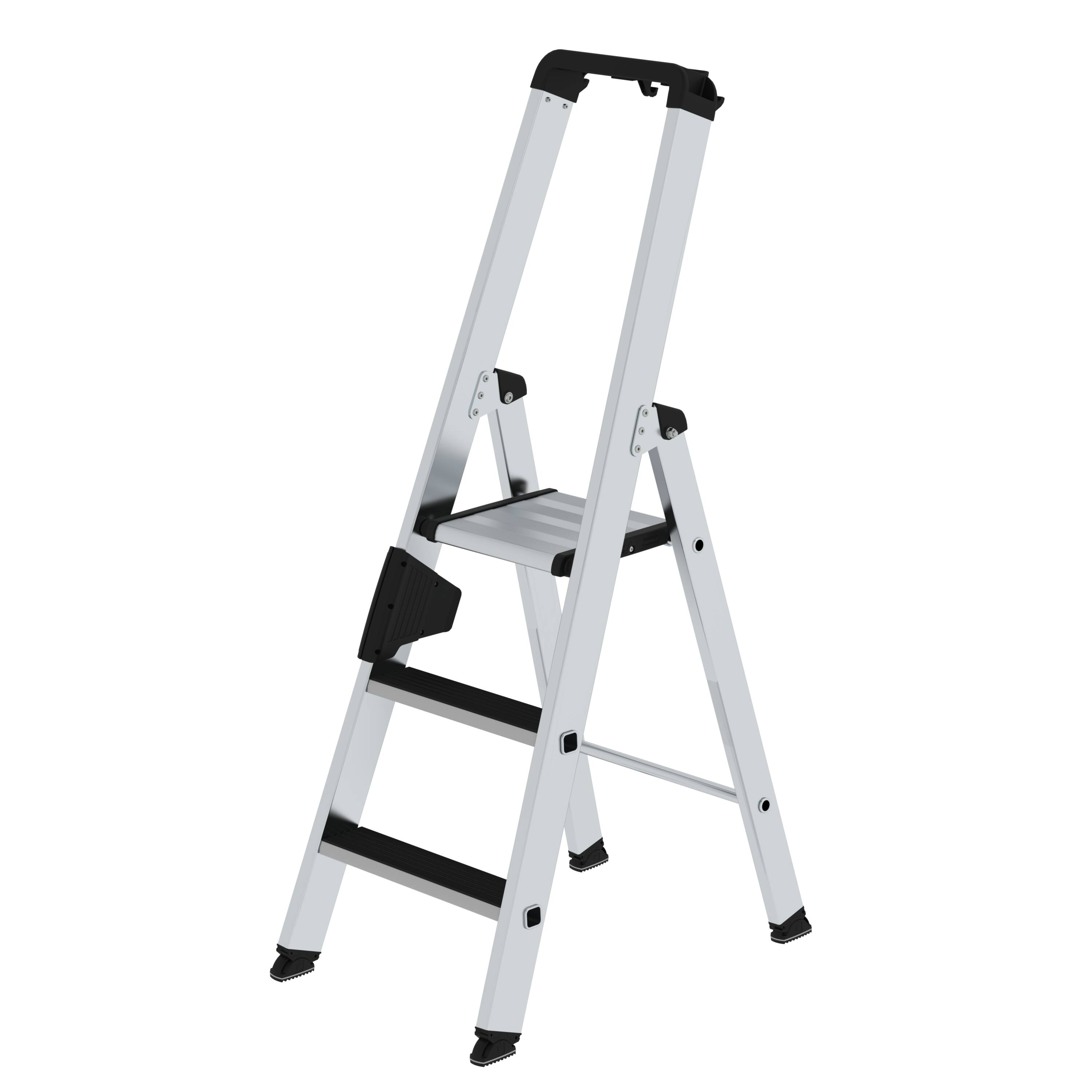 Stufen-Stehleiter einseitig begehbar mit clip-step 3 Stufen 41503 Stufen-Stehleiter einseitig begehbar mit clip-step 3 Stufen