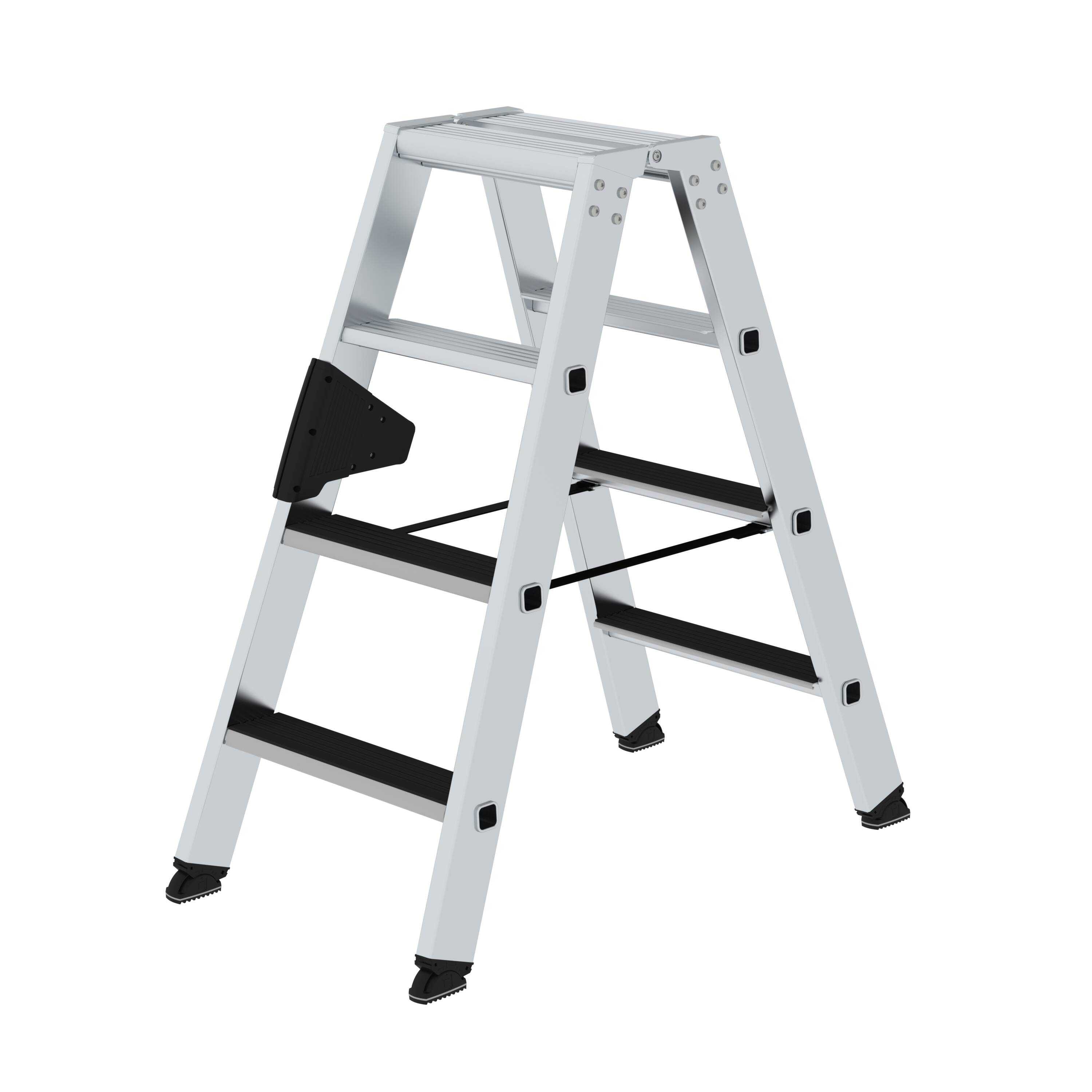 Stufen-Stehleiter beidseitig begehbar mit clip-step 2x4 Stufen 41604 Stufen-Stehleiter beidseitig begehbar mit clip-step 2x4 Stufen