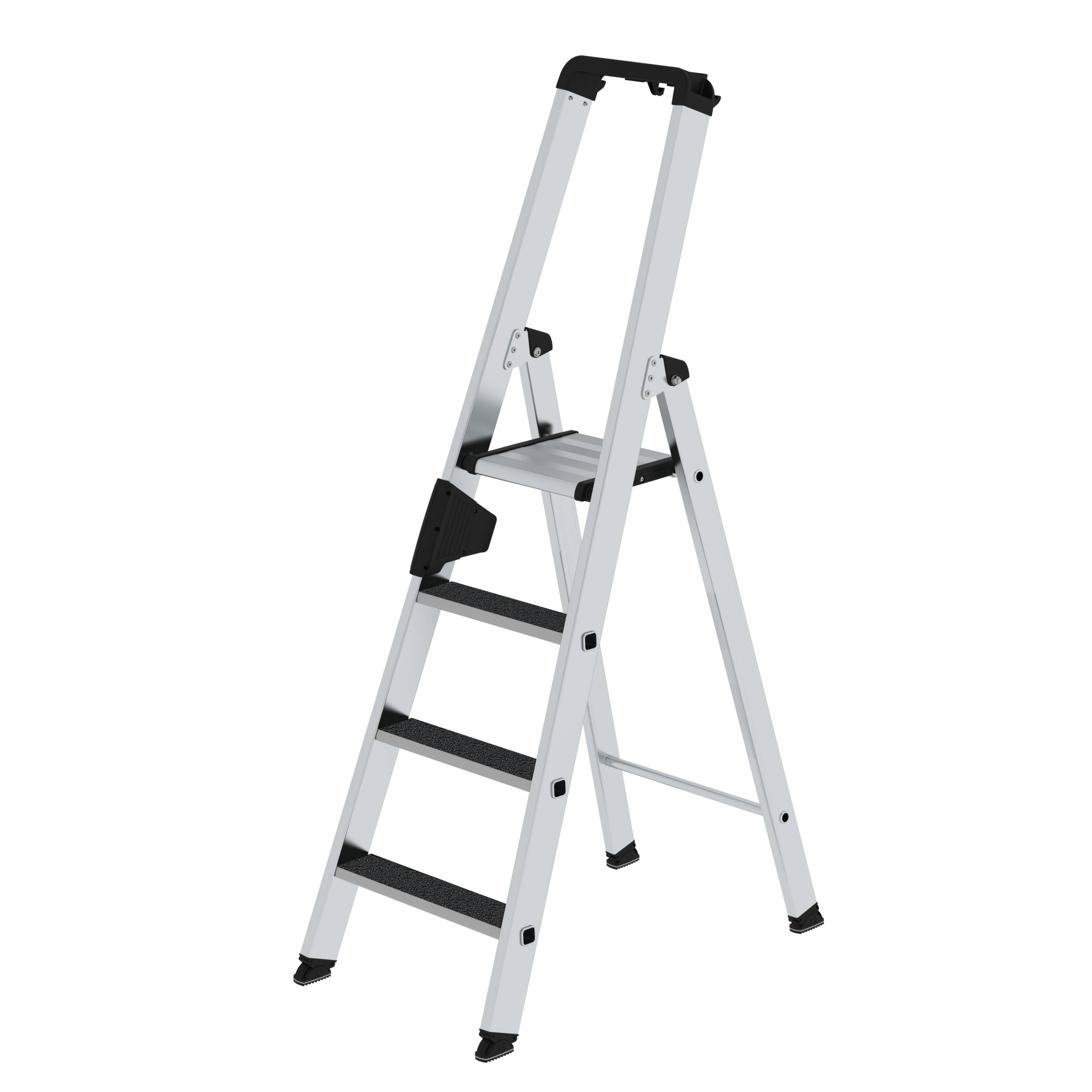 Stufen-Stehleiter einseitig begehbar mit clip-step R13 4 Stufen 41624 Stufen-Stehleiter einseitig begehbar mit clip-step R13 4 Stufen