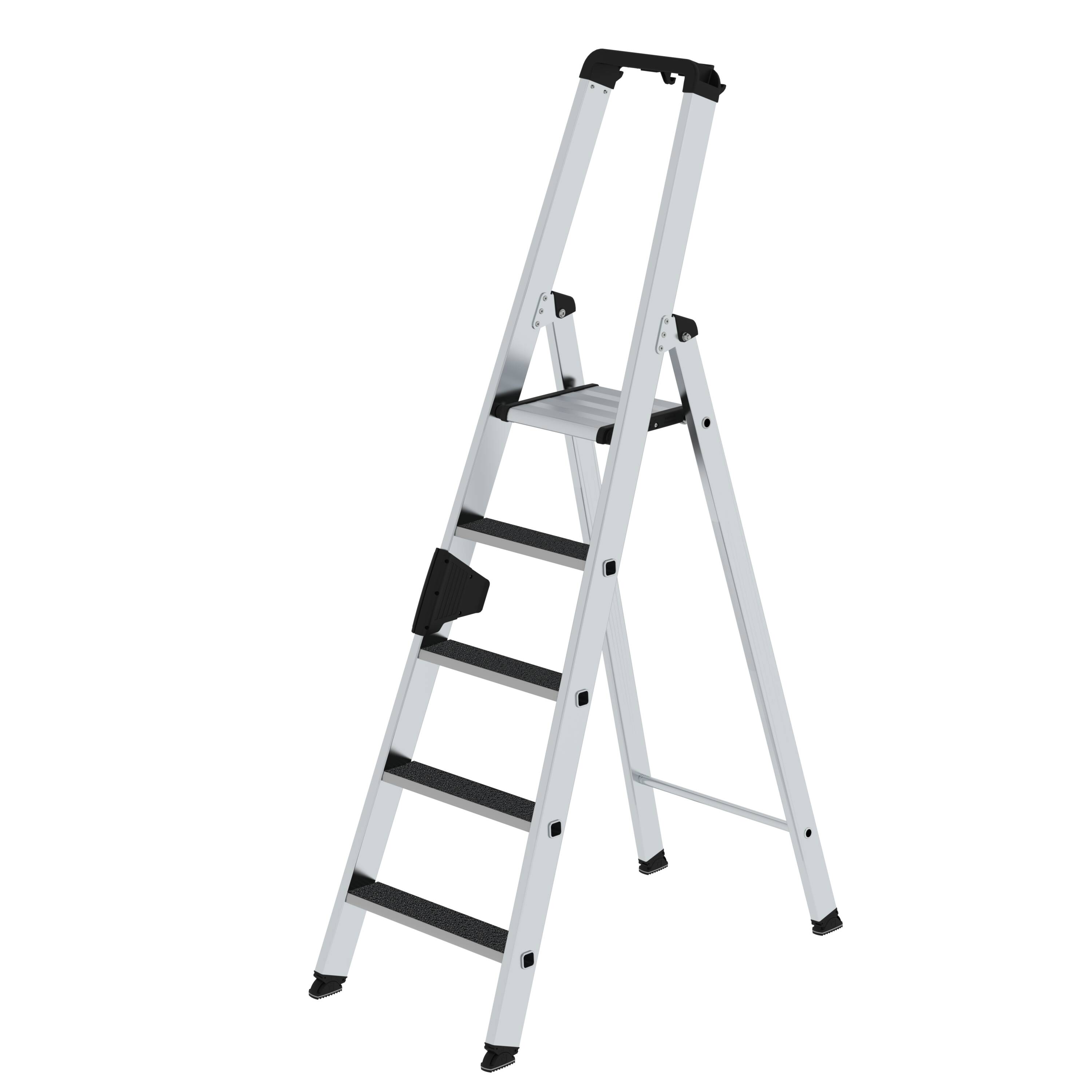 Stufen-Stehleiter einseitig begehbar mit clip-step R13 5 Stufen 41625 Stufen-Stehleiter einseitig begehbar mit clip-step R13 5 Stufen