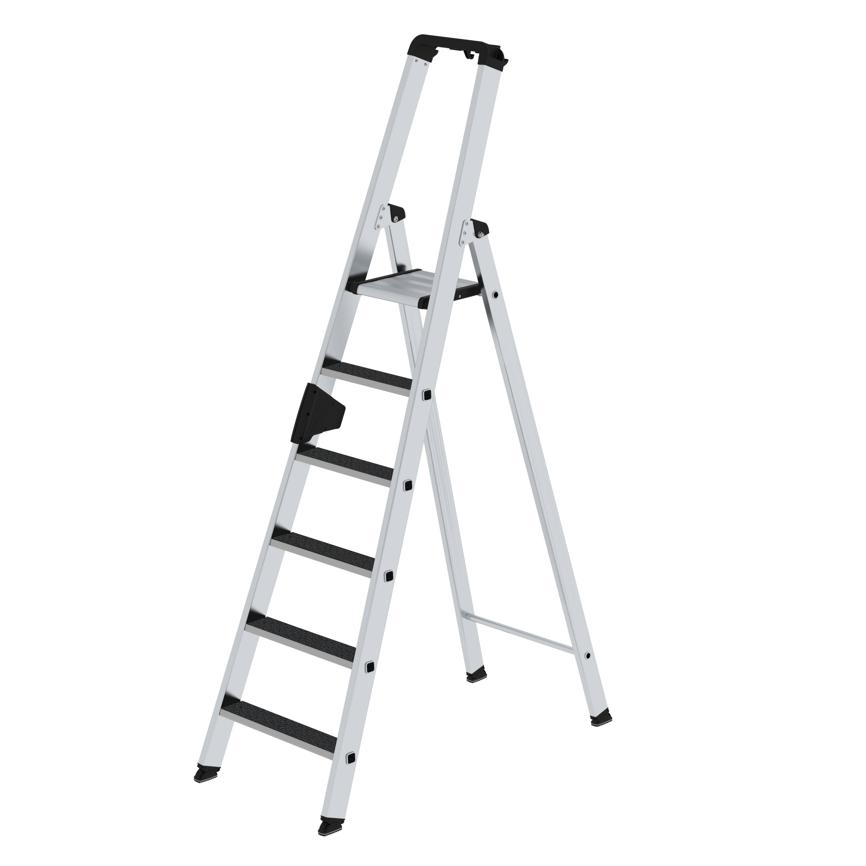 Stufen-Stehleiter einseitig begehbar mit clip-step R13 6 Stufen 41626 Stufen-Stehleiter einseitig begehbar mit clip-step R13 6 Stufen