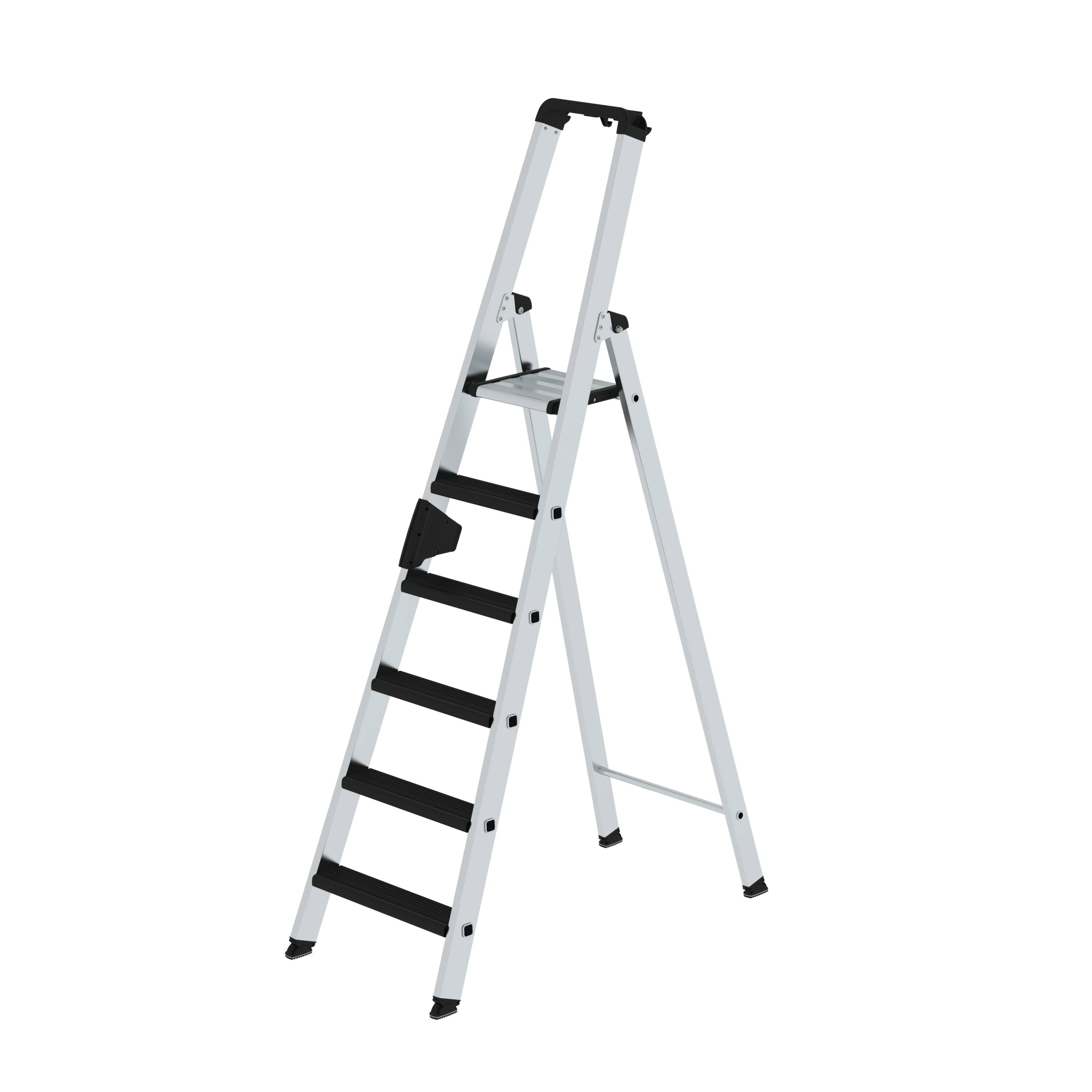 Stufen-Stehleiter einseitig begehbar mit clip-step relax 6 Stufen 42106 Stufen-Stehleiter einseitig begehbar mit clip-step relax 6 Stufen