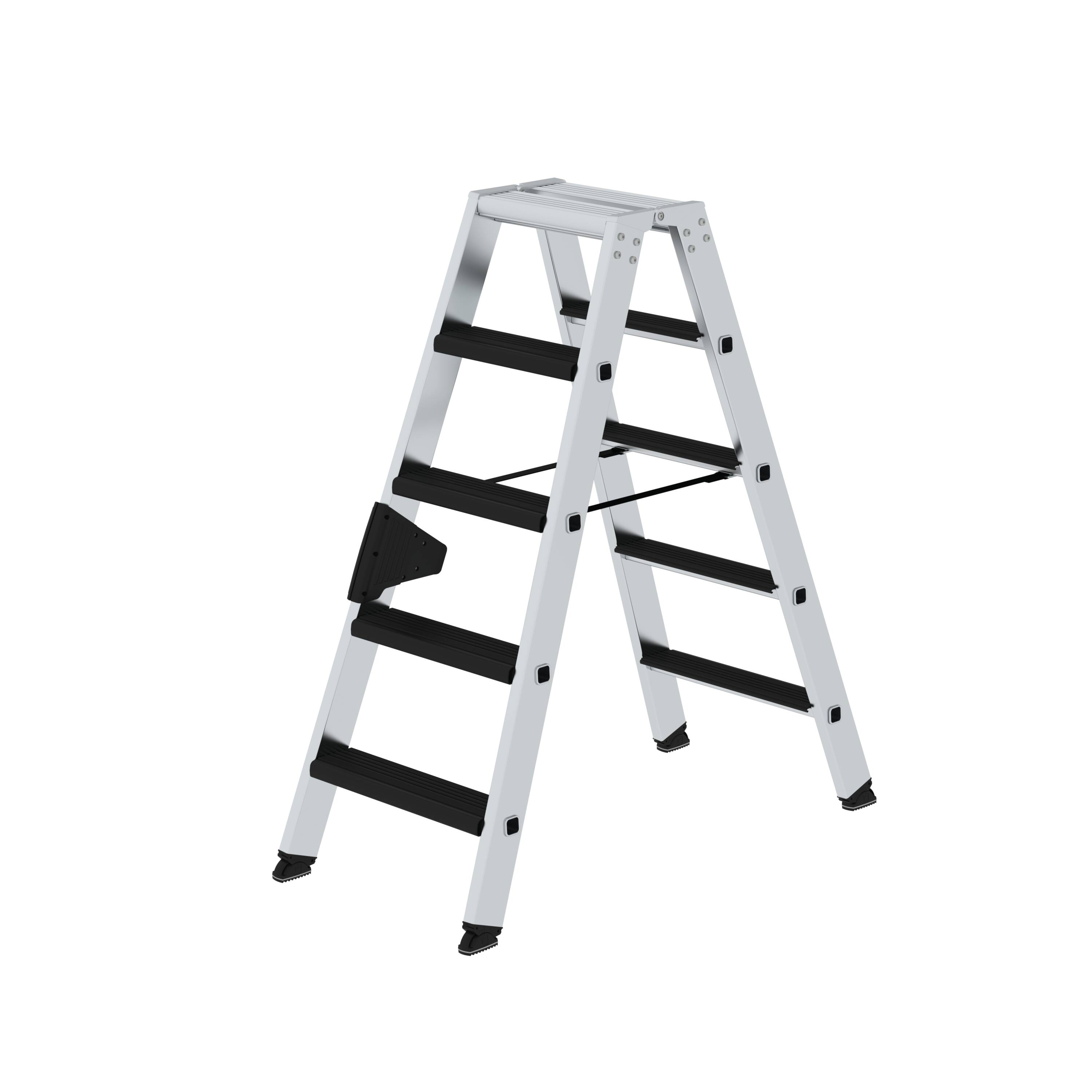 Stufen-Stehleiter beidseitig begehbar mit clip-step relax 2x5 Stufen 42210 Stufen-Stehleiter beidseitig begehbar mit clip-step relax 2x5 Stufen